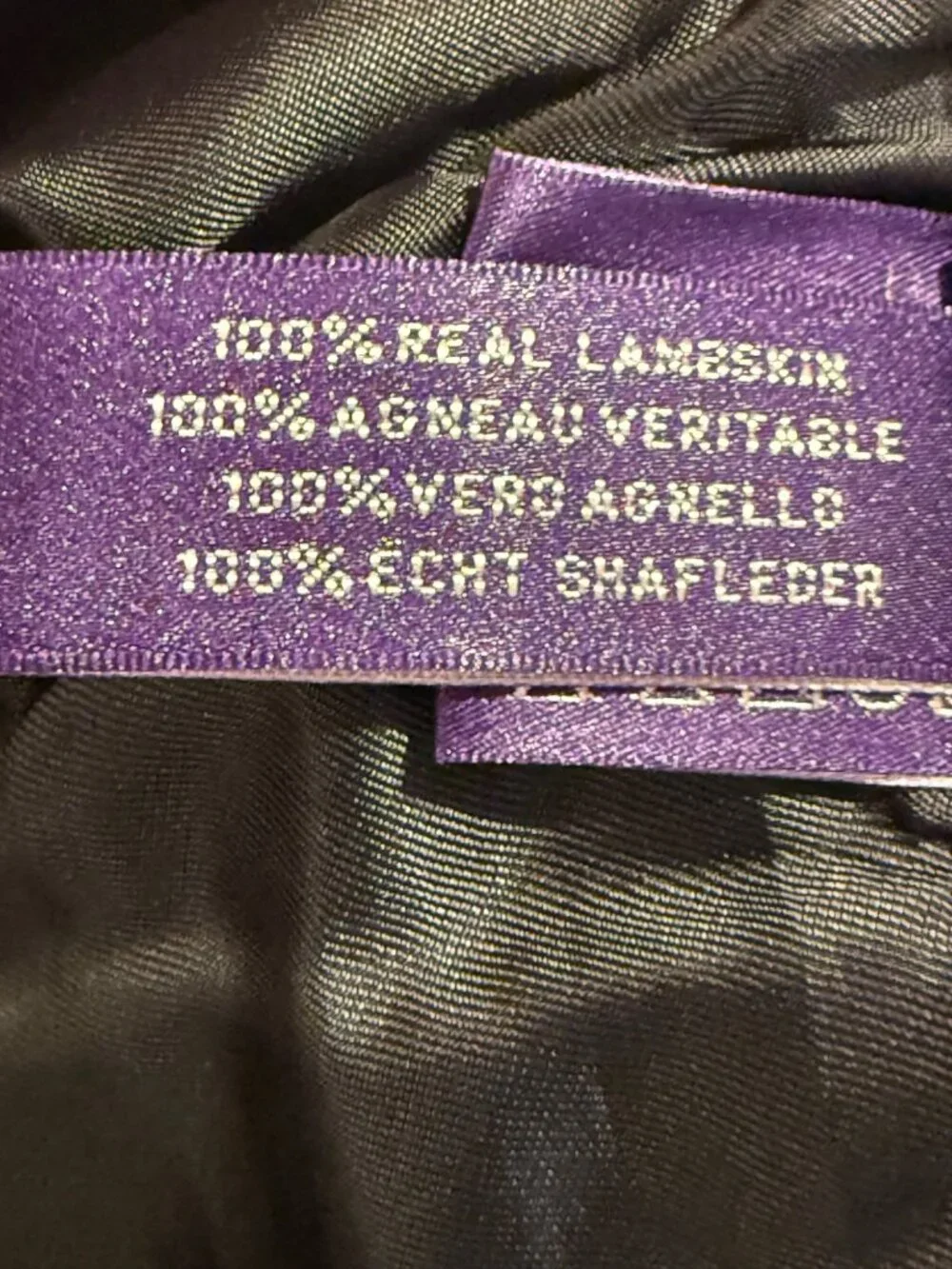 Ralph Lauren not all